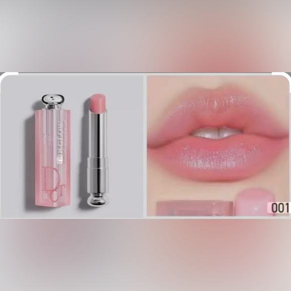 Dior Addict Lip (Glow - Maximizer)Reviver Duo 001 Pink Lipstick Plump Gloss NEW
